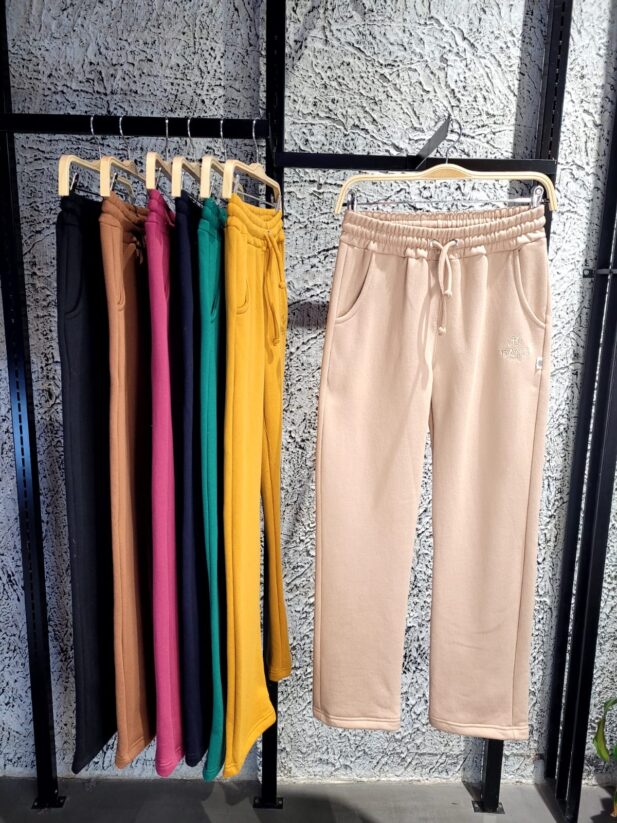 PANTALON RECTO DE DAMA FRIZADO